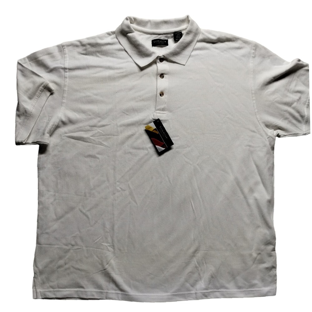 UltraClub Classic‎ Polo Shirt Cotton Short Sleeve Casual Top 3XL